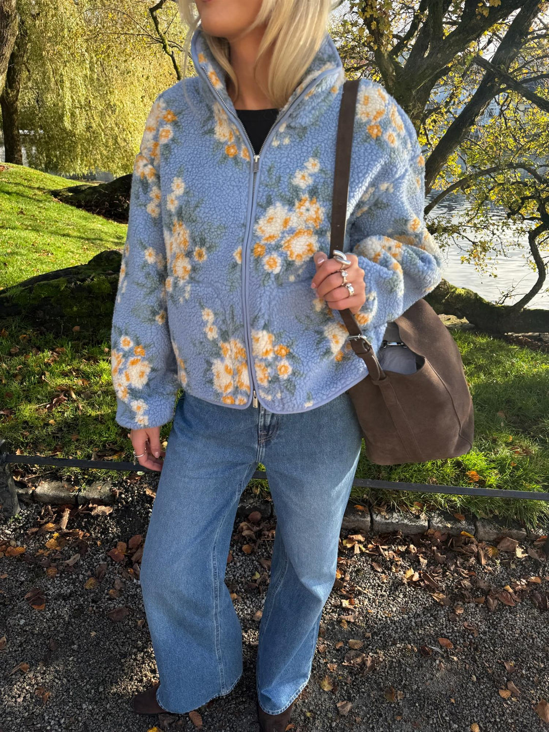 Rype Fleece Jacket  Light Blue Mix