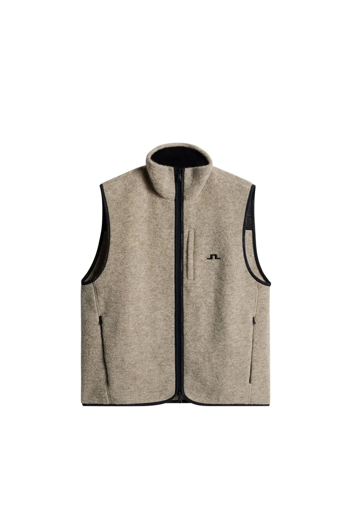 Duncan wool fleece vest  Moonbeam