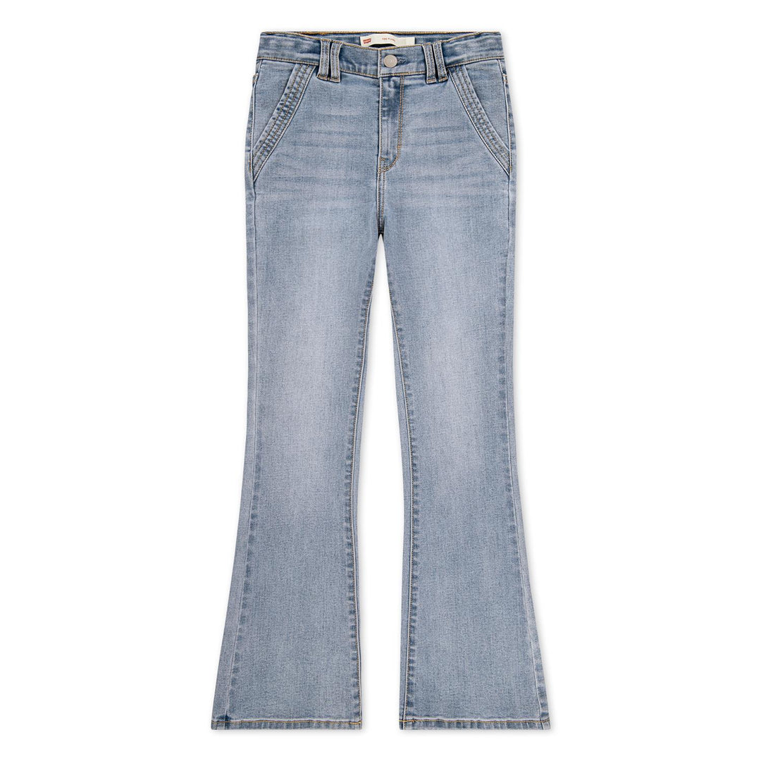 726 FLARE W/ POCKET DETAIL  Worn In Blue