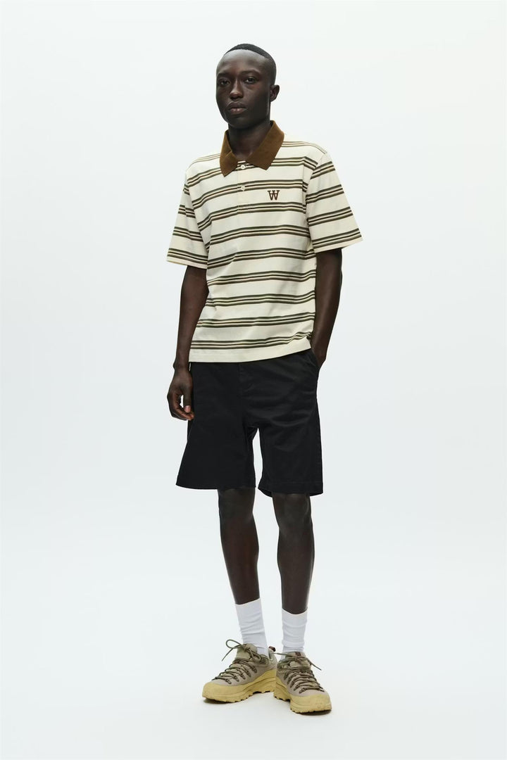 WWColton polo 25381  Desert Palm Stripe