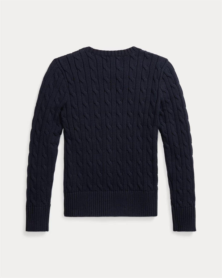 CABLE CN-SWEATER-PULLOVER  Navy