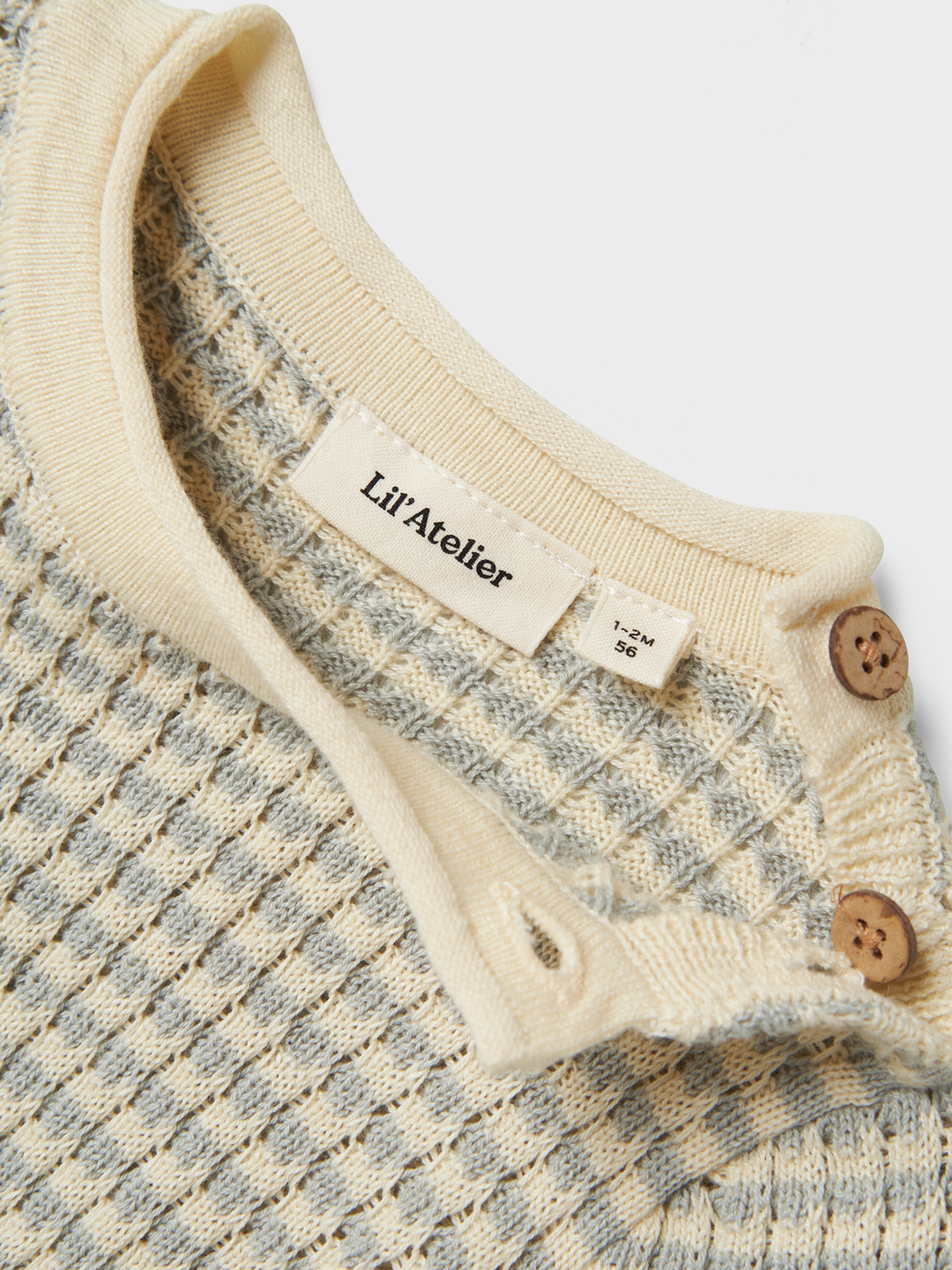 Nbmnelson Ls Knit Suit Lil  Lysegrå