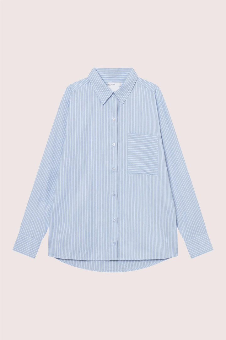 Sal Shirt  Lt. Blue Stripe