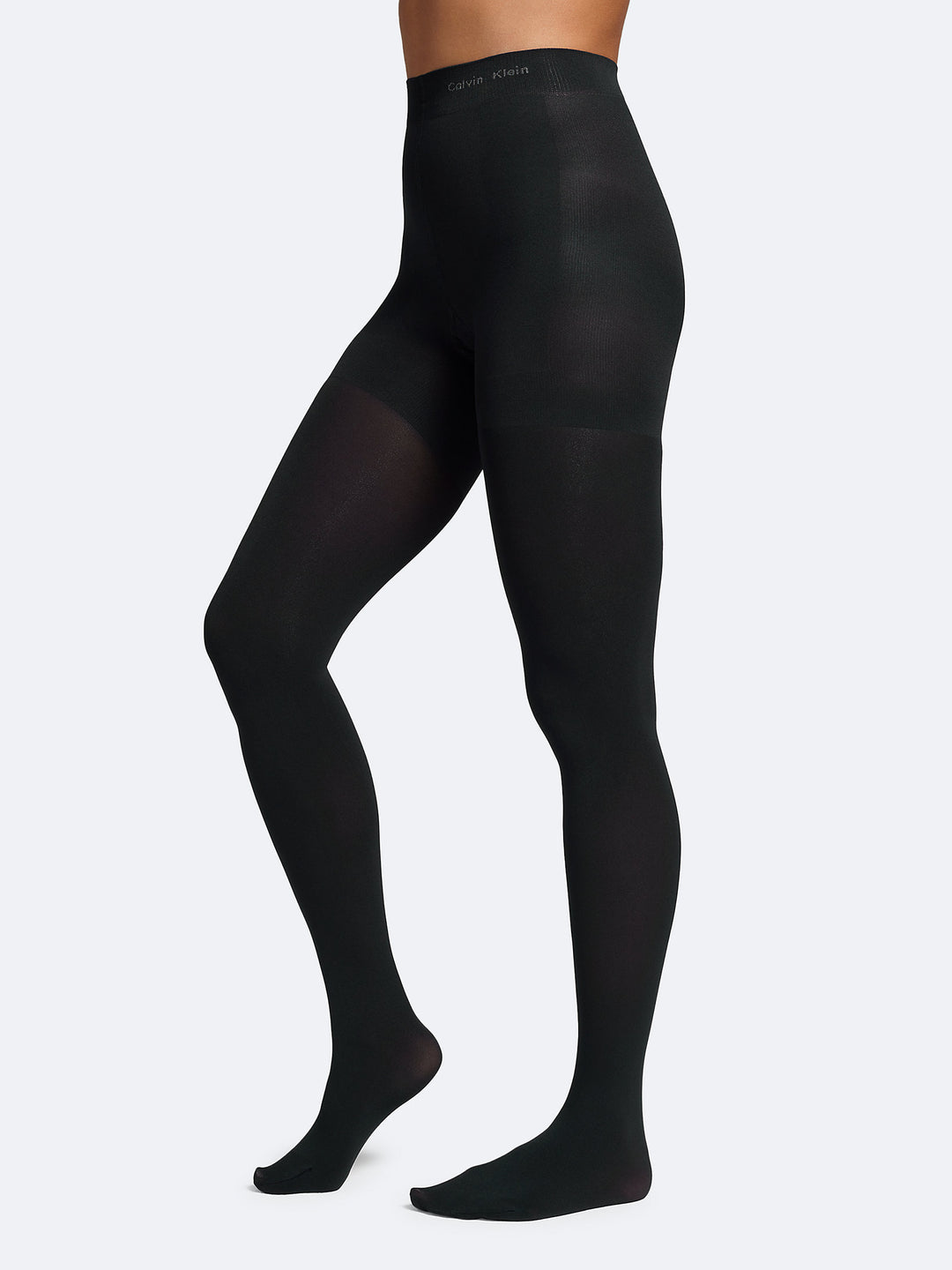 CK ULTRA FIT JERSEY 80 DEN Black