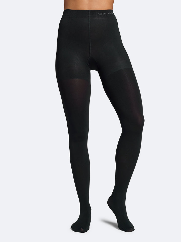 CK ULTRA FIT JERSEY 80 DEN Black