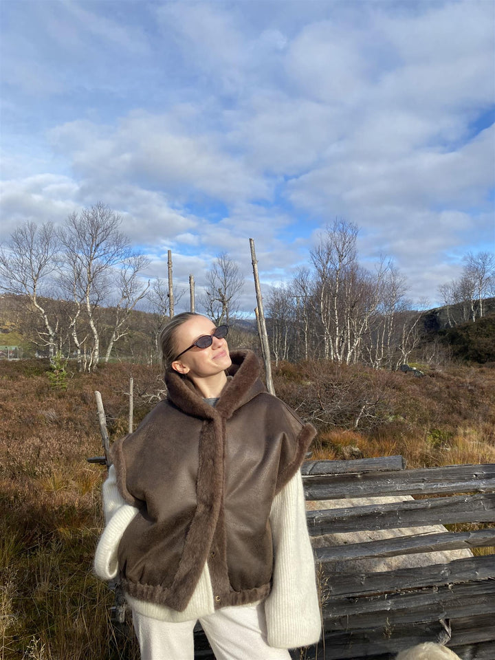 OLENA FAUX MINK  Choco Choco