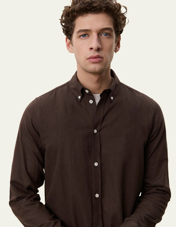 Soft Flannel Shirt  Delicioso Brown