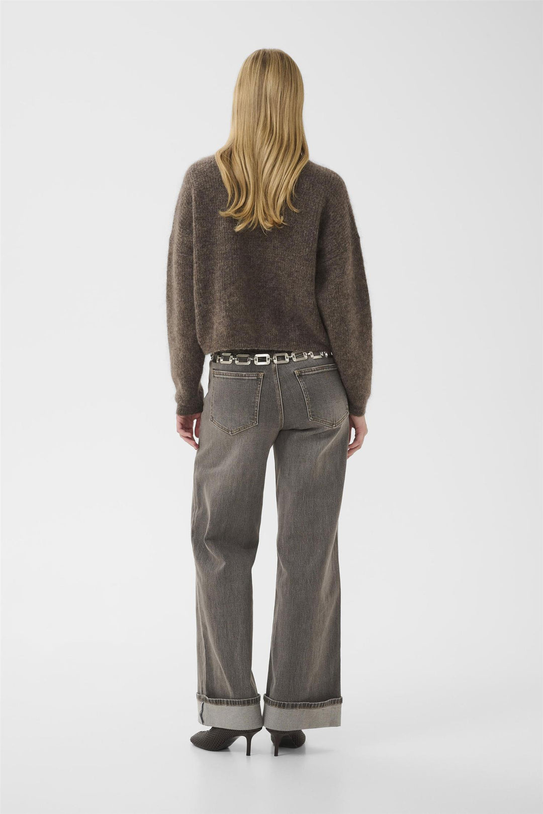Debbie Cardigan  Chestnut Melange