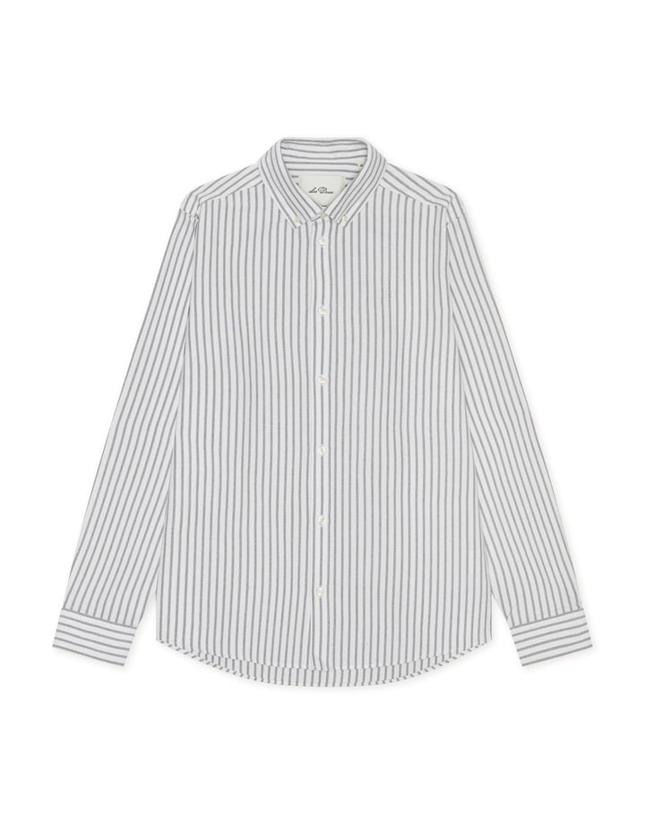 Stripe Oxford Shirt White