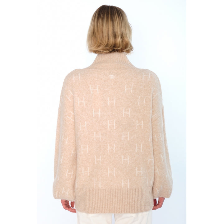 FAM Short Sweater  Light Beige Melange