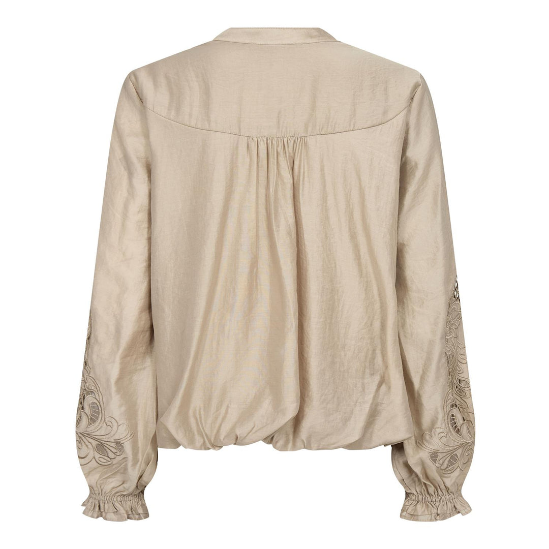 Delin CC Balloon Emb Shirt  Mink