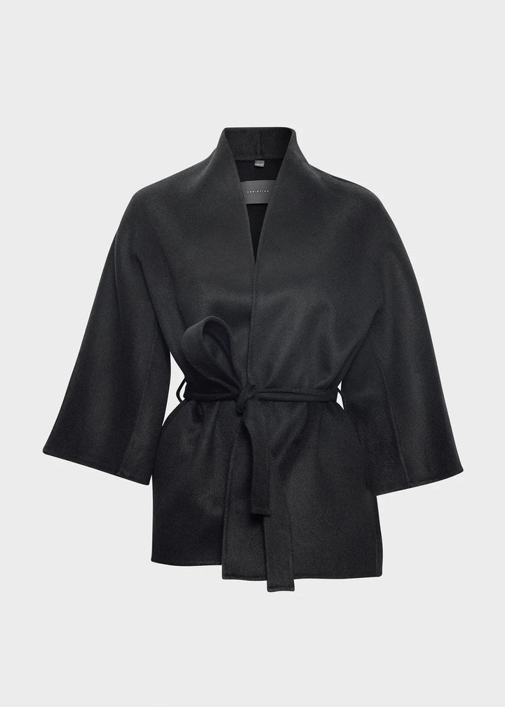 Akiko Wool Jacket  Black