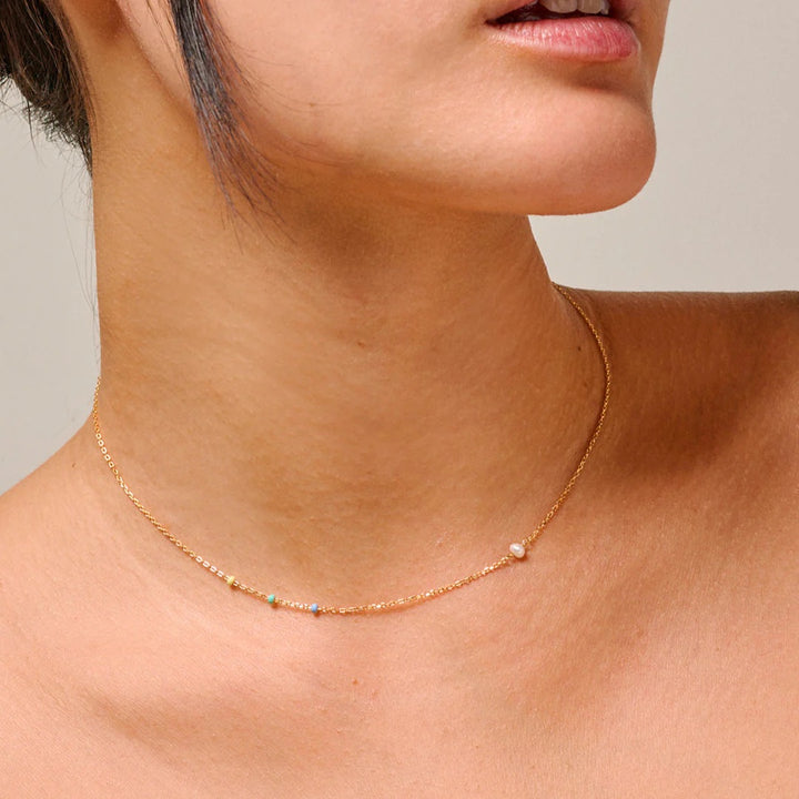 Necklace, Lola Simple  Citrus Sky