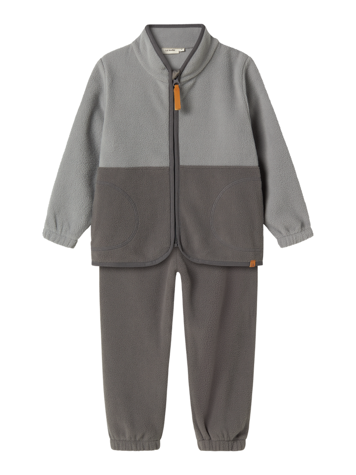 NMMLASPEKTRA FLEECE SET 1FO LIL  Mellomgrå