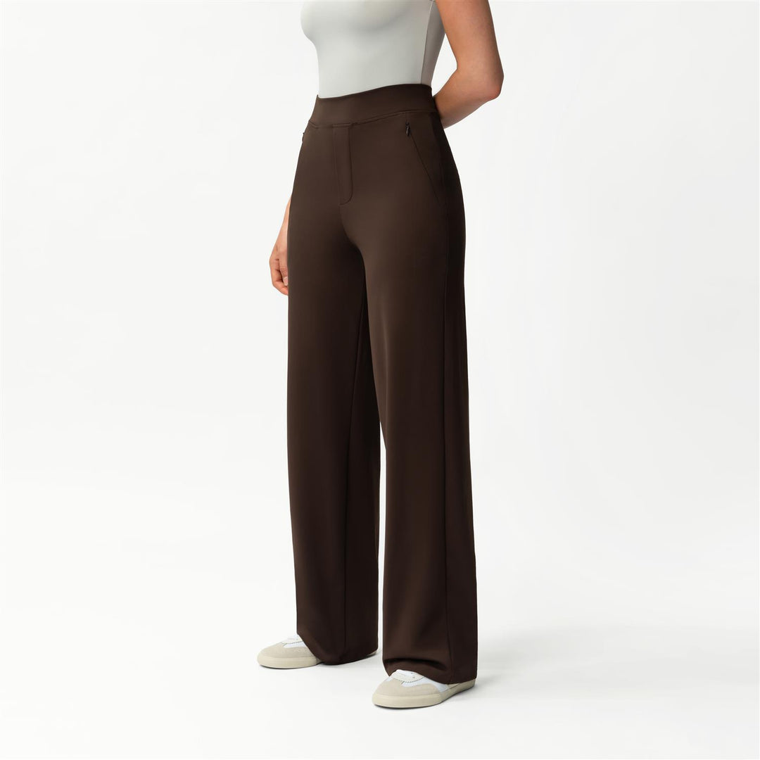 ASANA RELAXED STRAIGHT PANT  Dark Brown