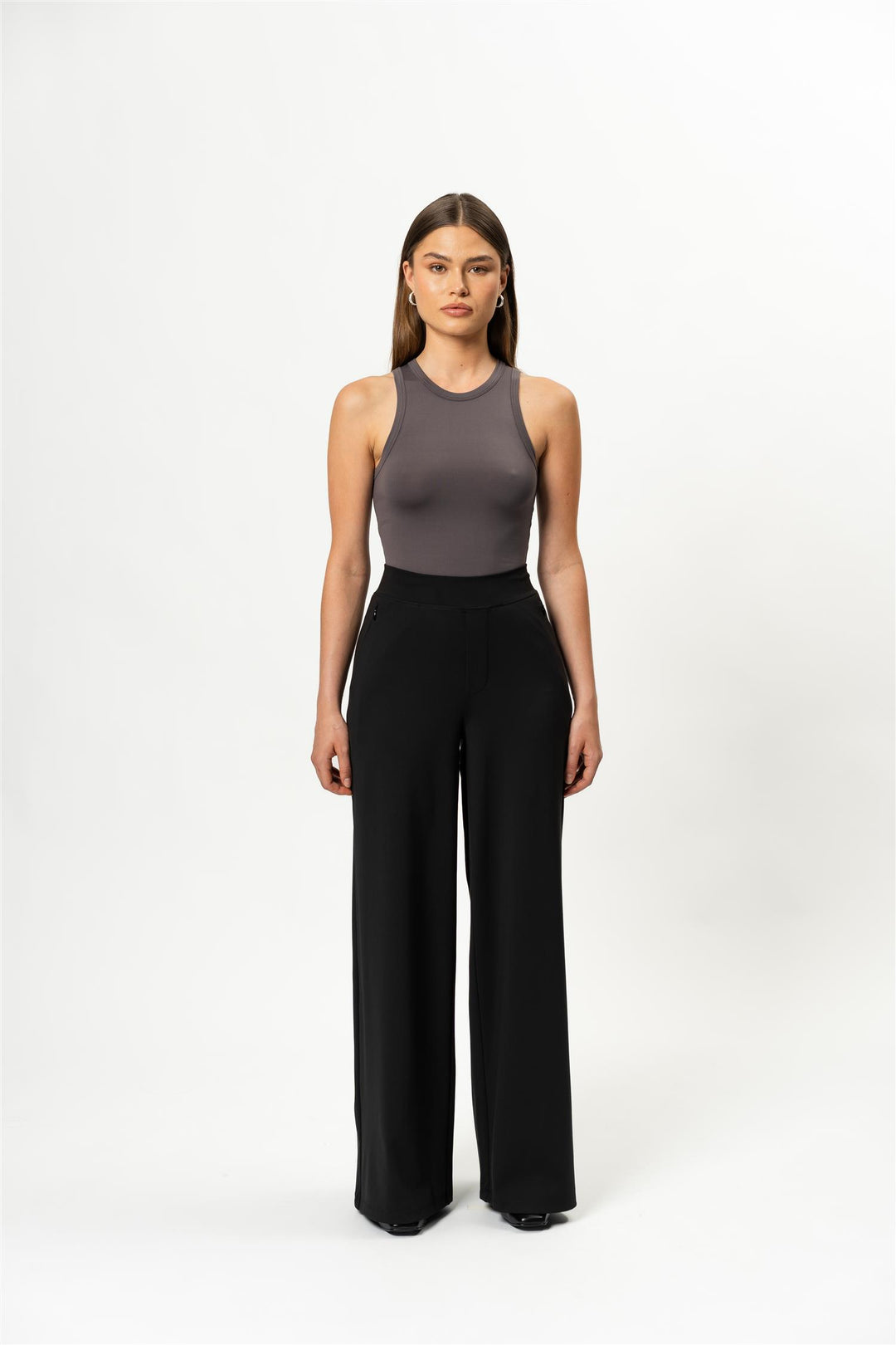 Asana Wide Pant 32"L  Black