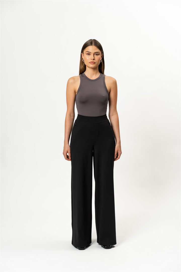 Asana Wide Pant 32"L  Black