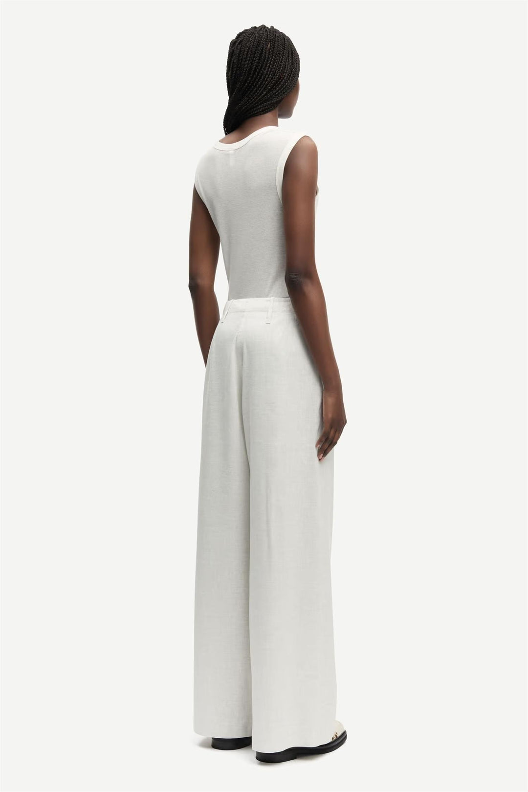 Saiben Trousers  Light Grey Mel.