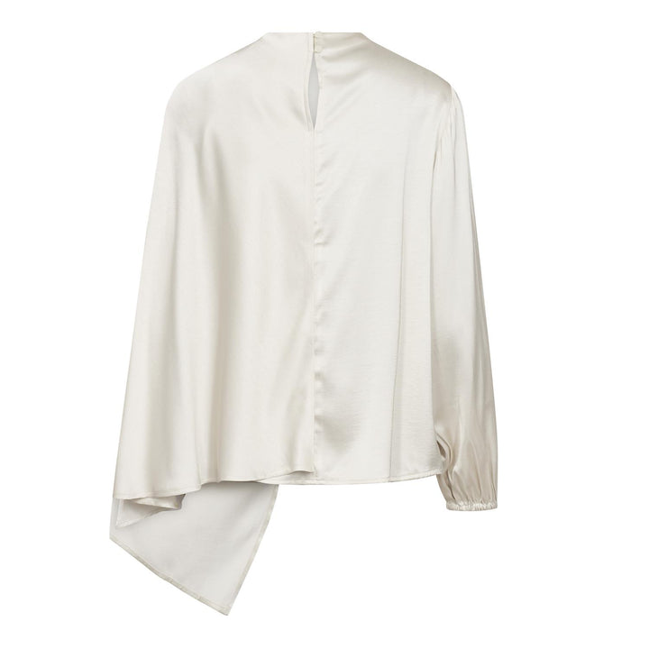 IdunCC Cape LS Blouse Off-White