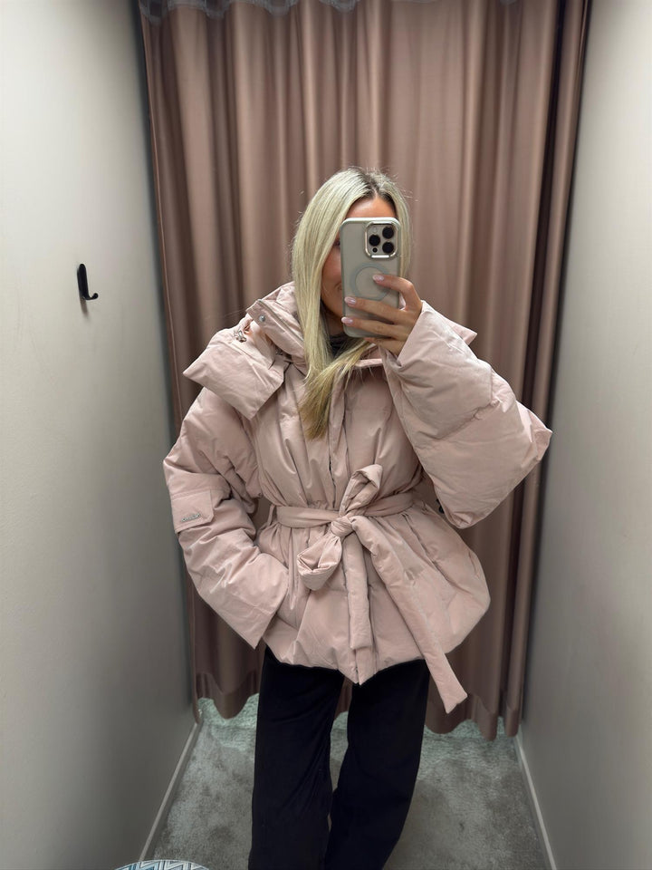 Steilia Brushed Down Jkt  Lt. Pink