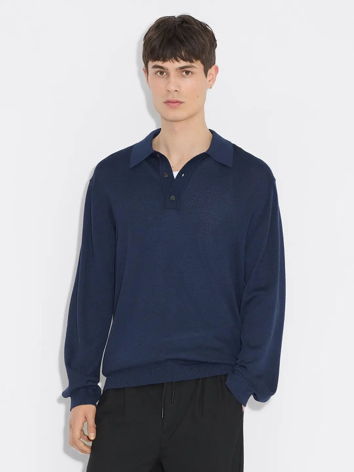 Ollie Cotton Polo 26-02  Navy