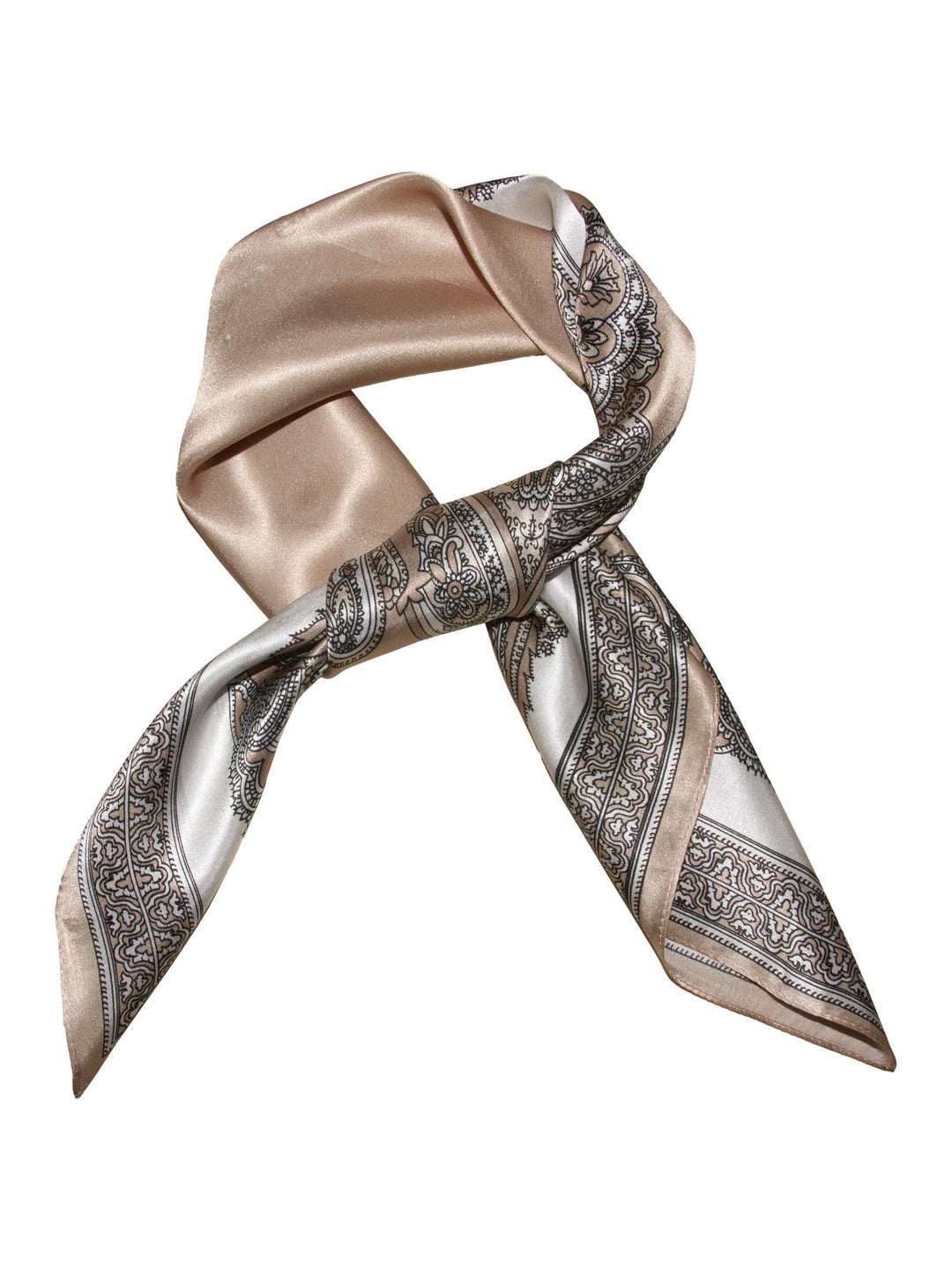 Skjerf klassisk SILKE 70x70  Beige