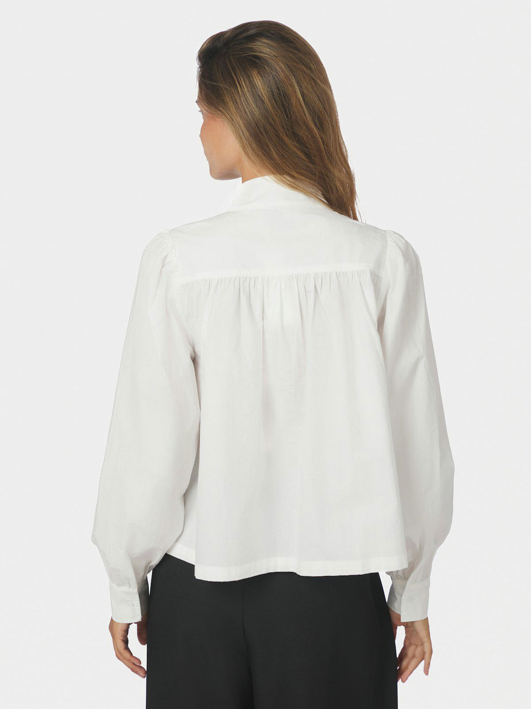 Melya Poplin Shirt White