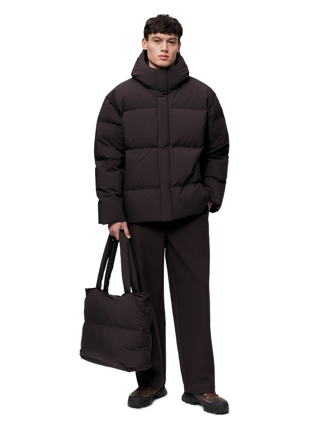 Grotli down jacket  Brown Soil