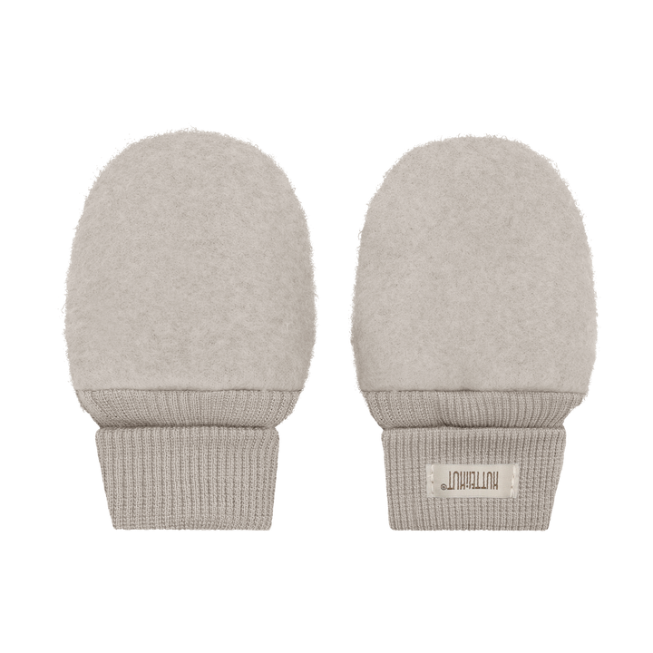 Mittens Wool Fleece  Camel Melange
