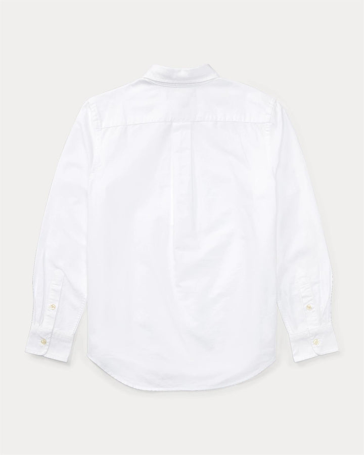 LS BD-TOPS-SHIRT  Hvit