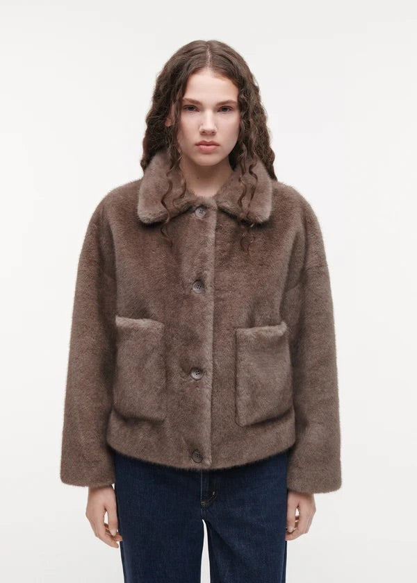 Faje Faux Mink  Pepple