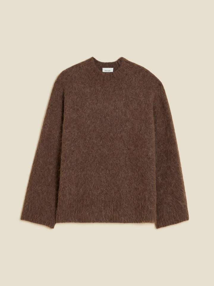 Fure Fluffy Sweater  Dk. Brown