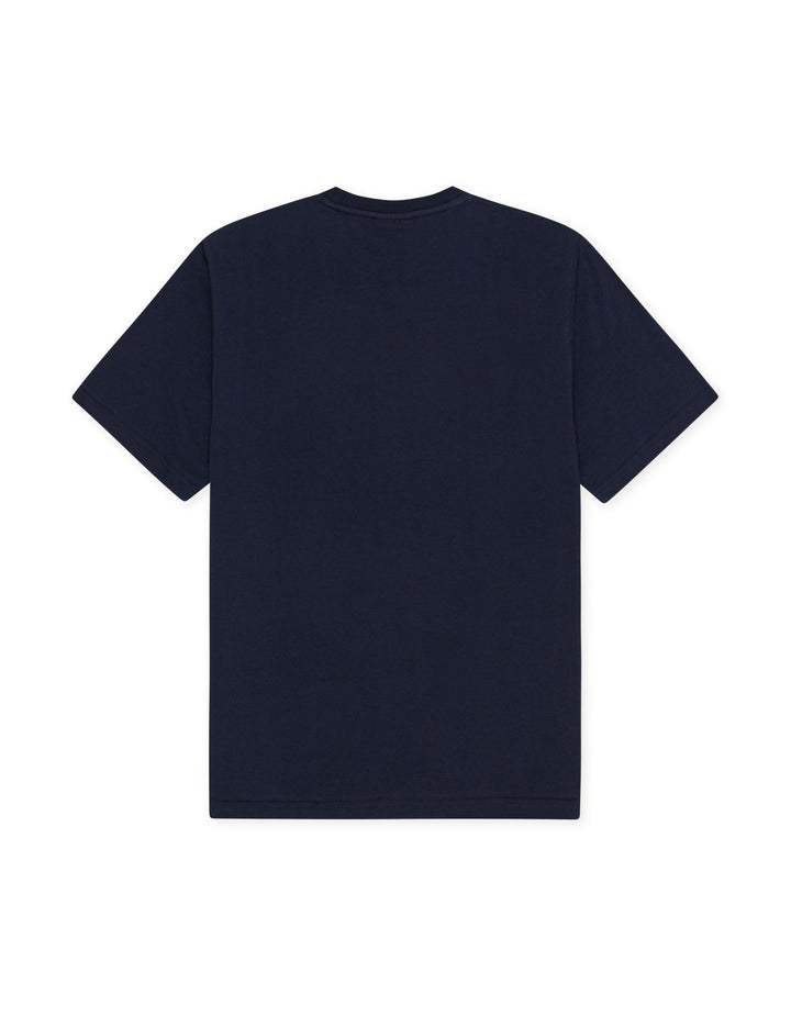 Signature Print T-Shirt Dark Navy Blue