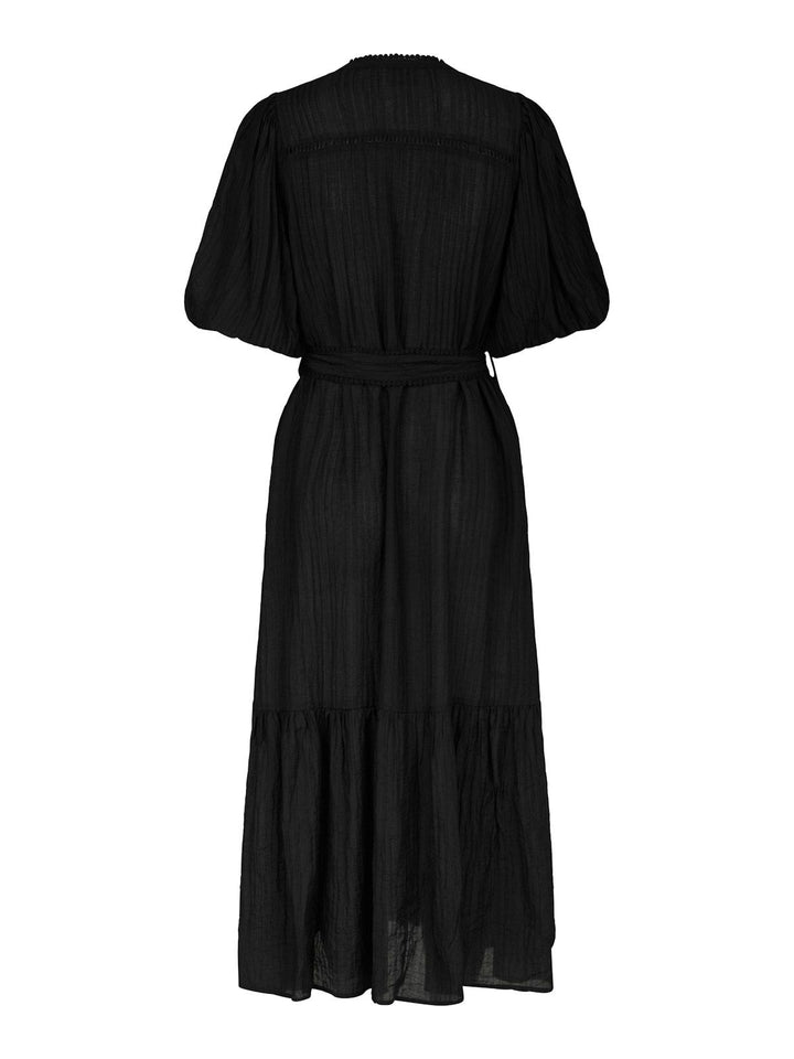 Margarita Crepe Dress  Black