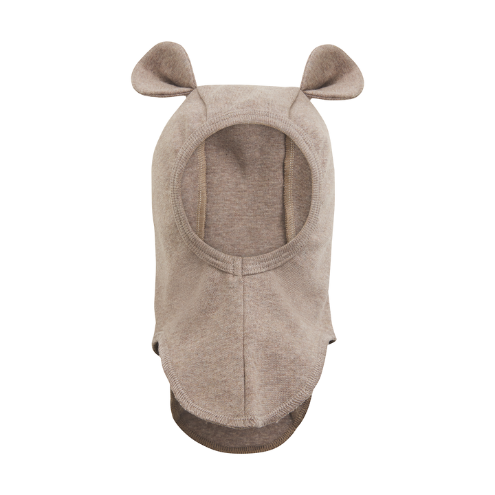 Balaclava Ears Cotton Rib  Savannah Melange