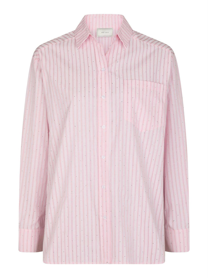 Dalma Soft Stripe Stone Shirt  Pink
