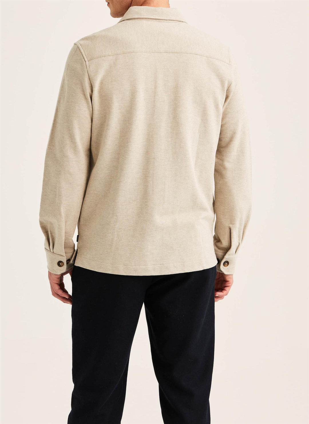 Andrew Jersey Overshirt  Khaki