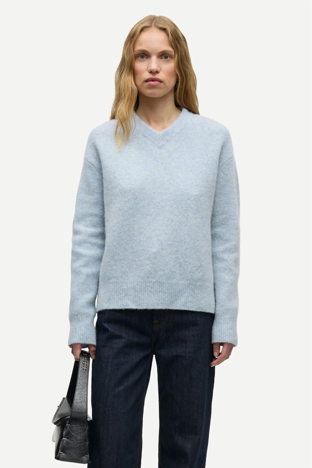 Samelody V-Neck 15727  Frozen Fjord