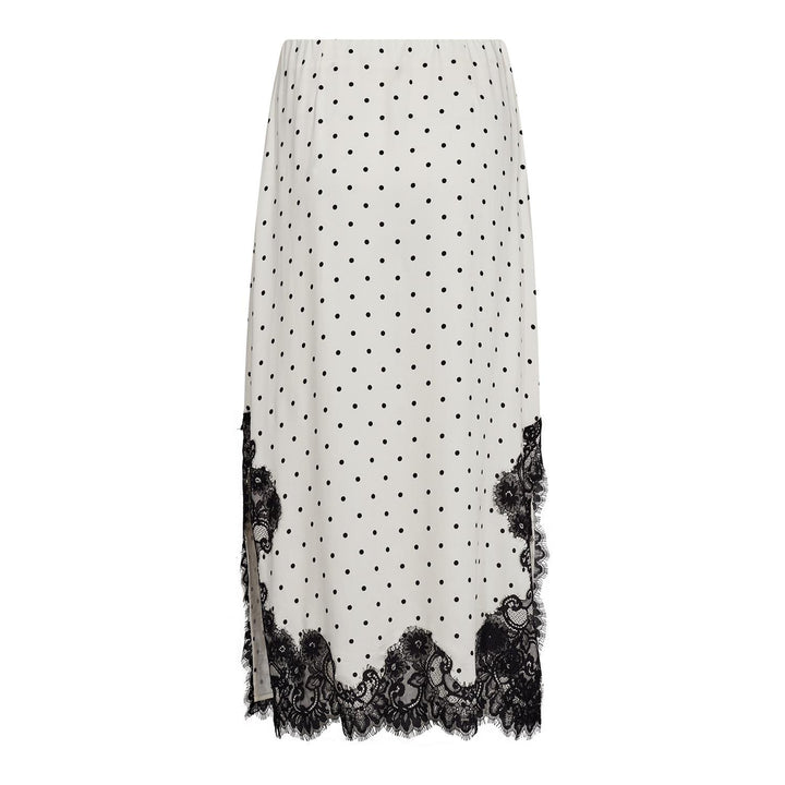 AmeliCC Dot Lace Skirt  Off White