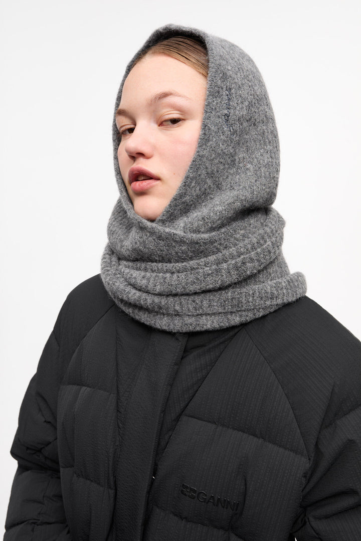 SOFT WOOL BALACLAVA  Paloma Melange 921
