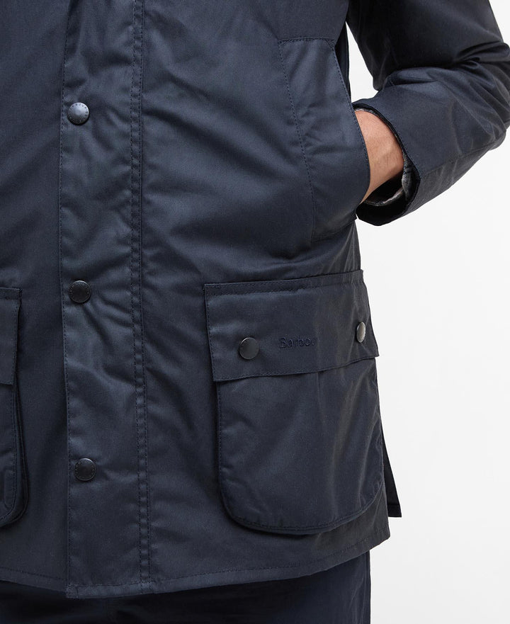 Ashby Wax Jacket  Navy