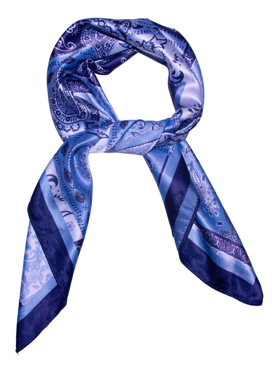 Skjerf paisley  Blå