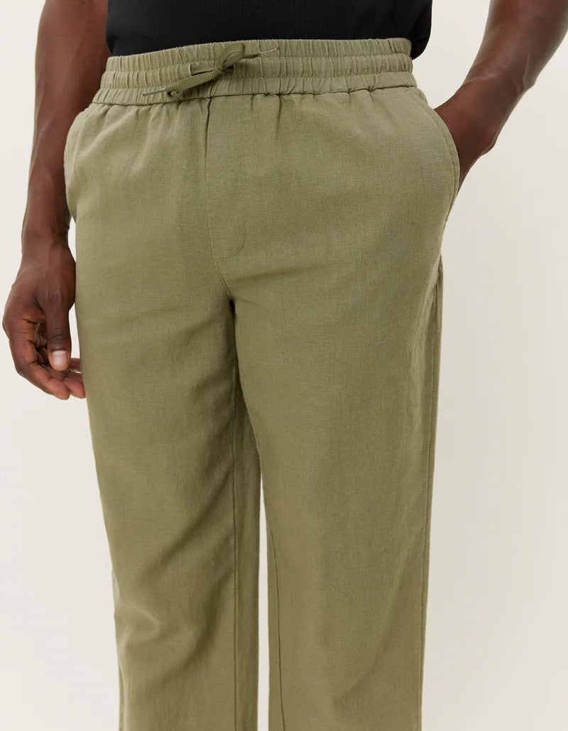 Patrick Linen Pants  Lichen Green