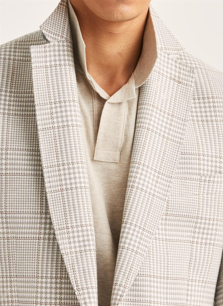 Summer Check Jacket  Grey