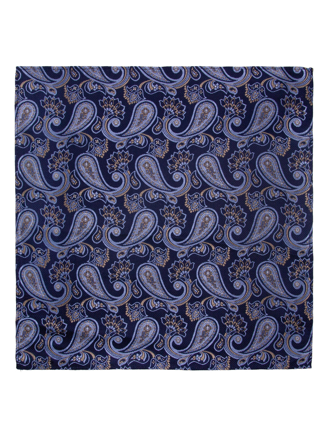 Silkeslips m/hanky mønstret  Navy
