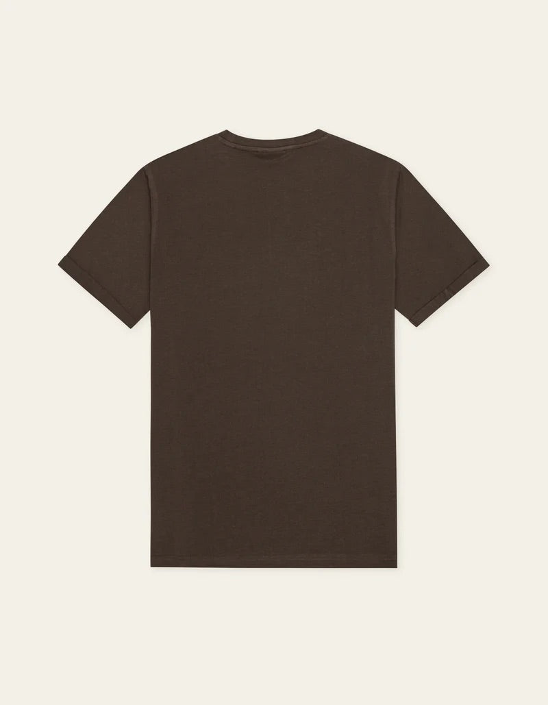 NORREGAARD CONTRAST T-SHIRT  Turkish Coffee Brown