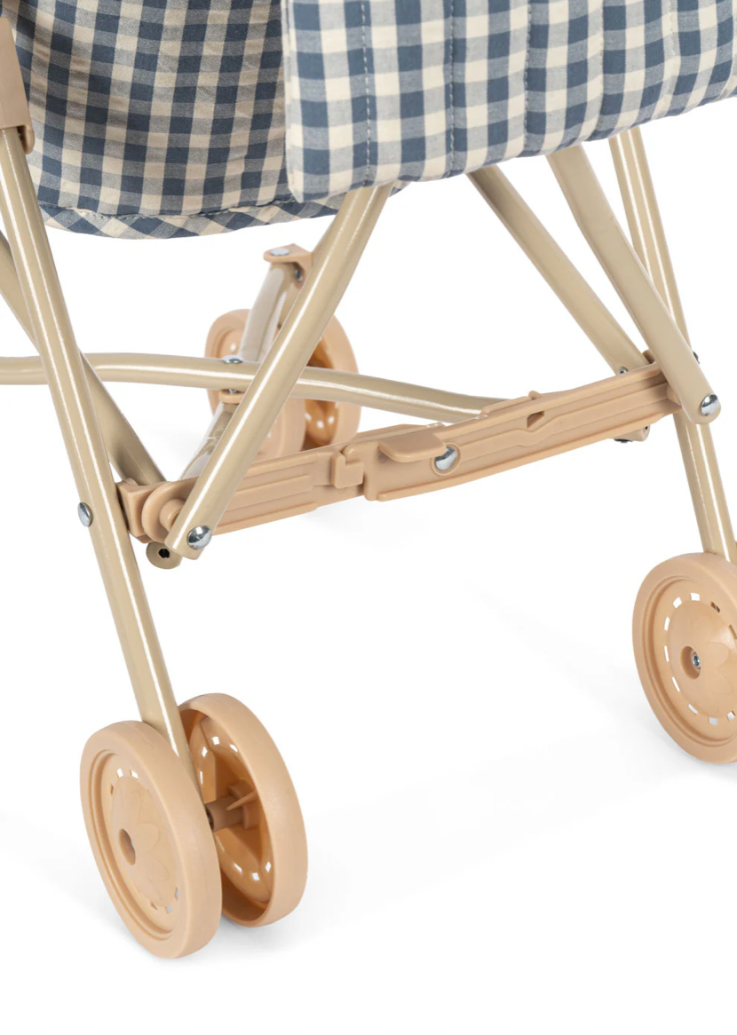 CHEEKY DOLL STROLLER  Blue Check