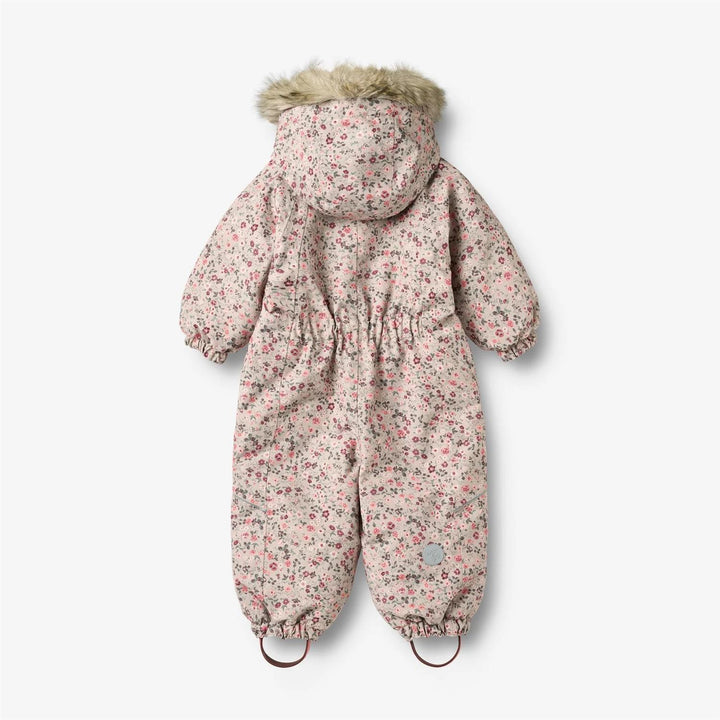 Snowsuit Nickie  Grey Moon Flowers