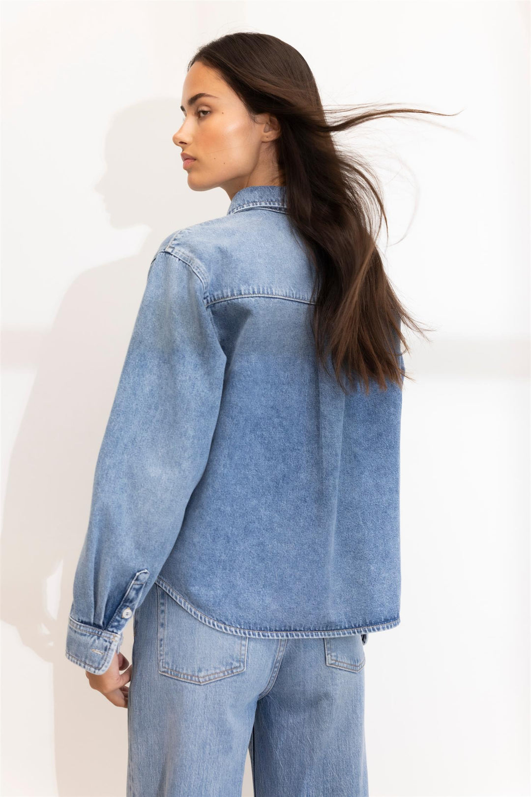 Francis Shirt  Mid Blue