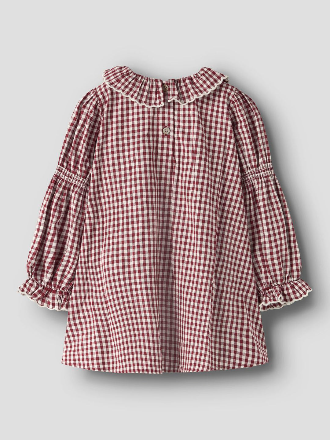 Froanne Ls Loose Dress Lil Mørkerød